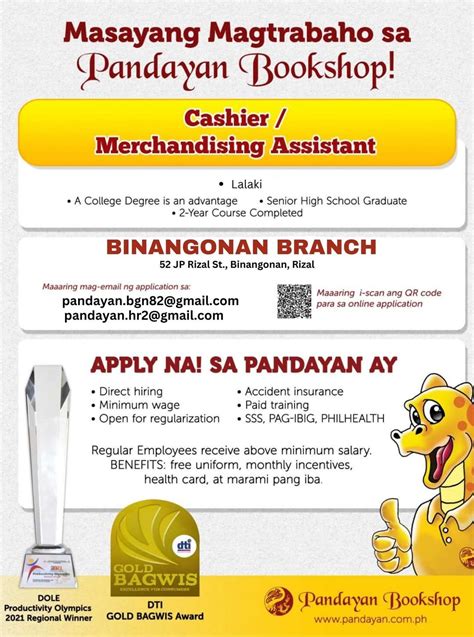 Pandayan Bookshop Inc Employee Reviews for Cashier .